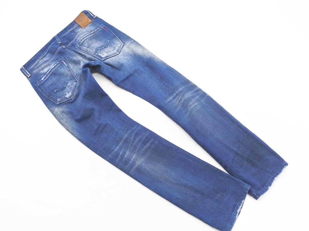 お得 REPLAY リプレイ ダメージ加工 ボタンフライ デニムパンツ size29 