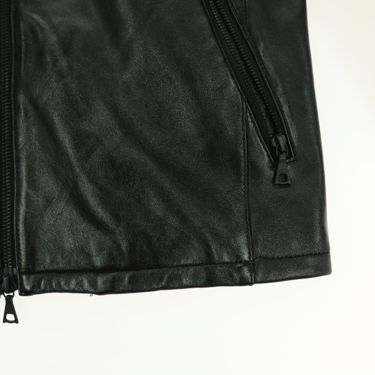MEN'S MELROSE メンズメルローズ 長袖 レザー シングルライダース
