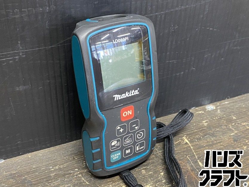 ○【送料無料】【中古品】makita マキタ LD080PI レーザー距離計 電源 