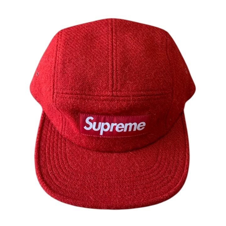 16AW Supreme Harris Tweed Camp Cap BOX LOGO シュプリーム ハリス