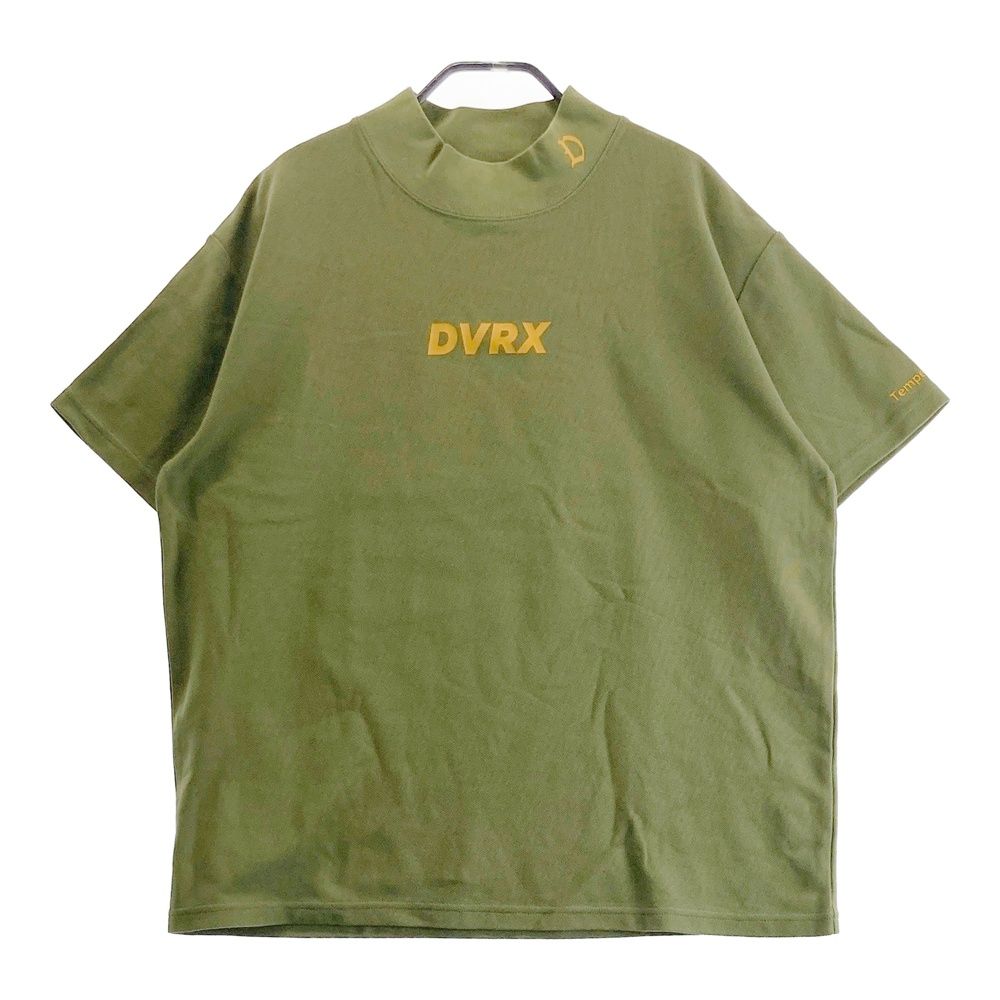 サイズ：M DEVEREUX GOLF デヴァローゴルフ モックネック半袖Tシャツ