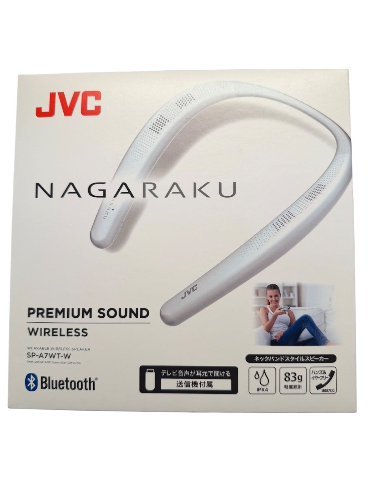 新品未開封】JVC ウェアラブルワイヤレススピーカー SP-A7WT-W - メルカリ
