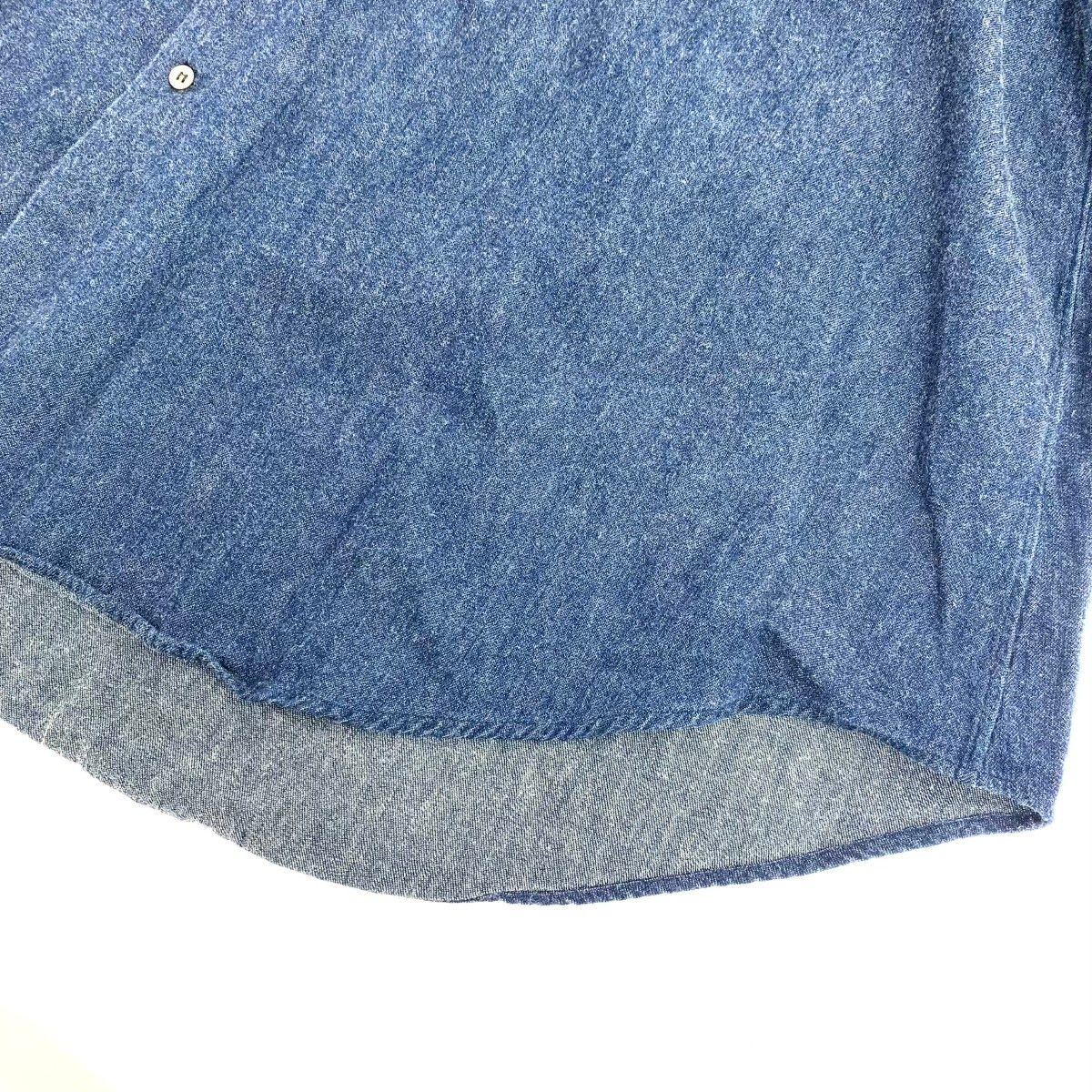 Y's for men ワイズフォーメン デニムギャザーシャツ サイズ:表記不明     ネイビー メンズ / 243001002985 トップス Y's for men ワイズフォーメン デニムギャザーシャツ サイズ