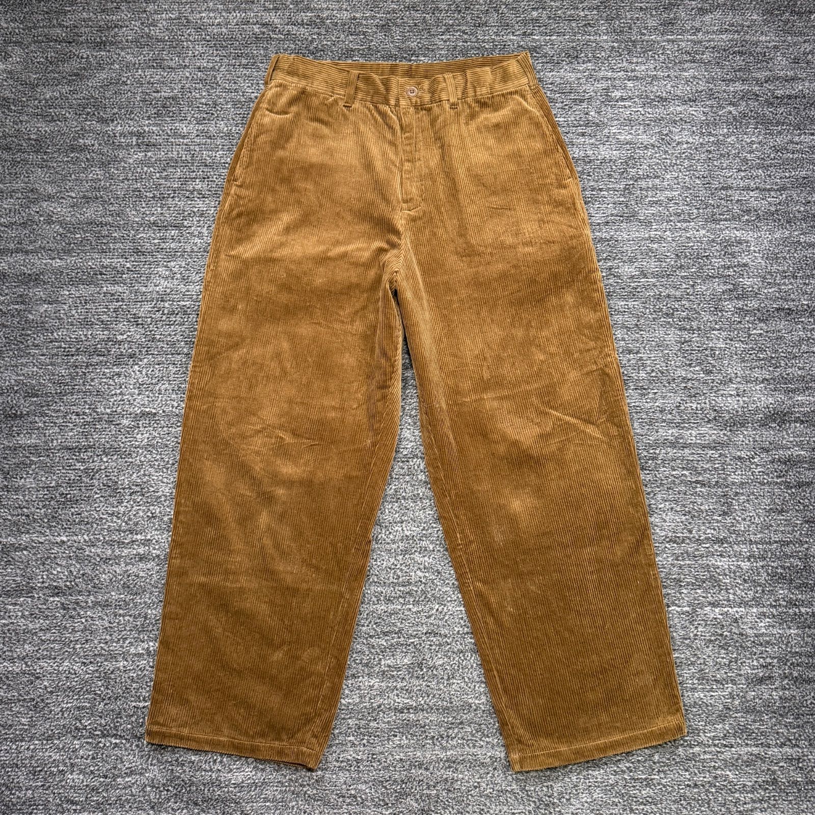s*9様 モドメント コーデュロイパンツ ベージュ サイズL MODMNT WIDE CORDUROY PANTS S モドメント ワイド コーデュロイ パンツ