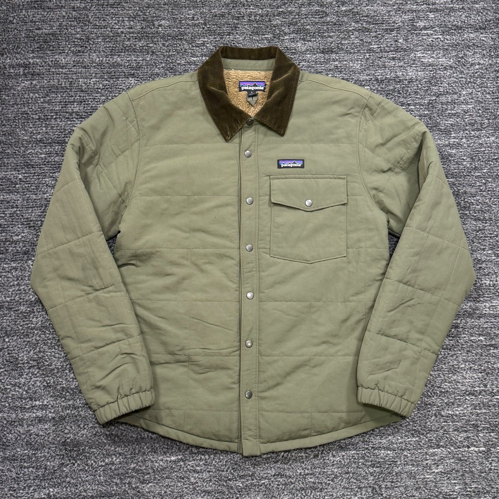 Patagonia Isthmus Quilted Shirt Jkt S Olive パタゴニア イスマス 