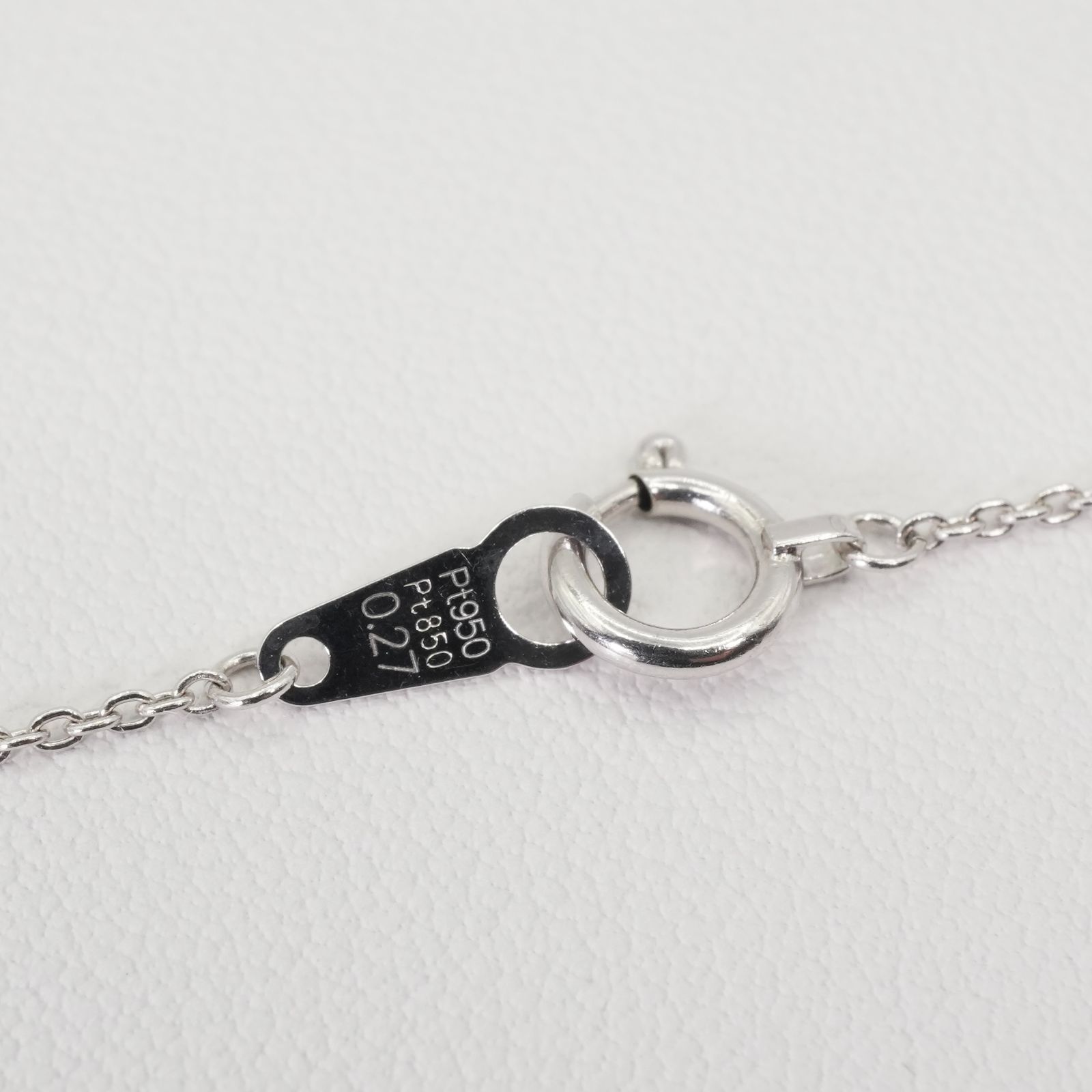 緑屋質屋】ヴァンドーム青山 キャトルダイヤネックレス 0.27ct Pt850 