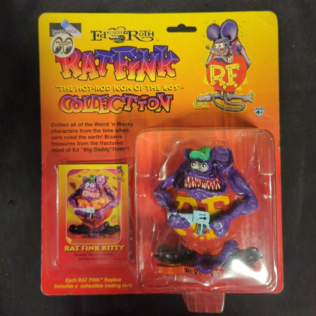SHADOWBOX RAT FINK COLLECTION RAT FINK KITTY - メルカリ