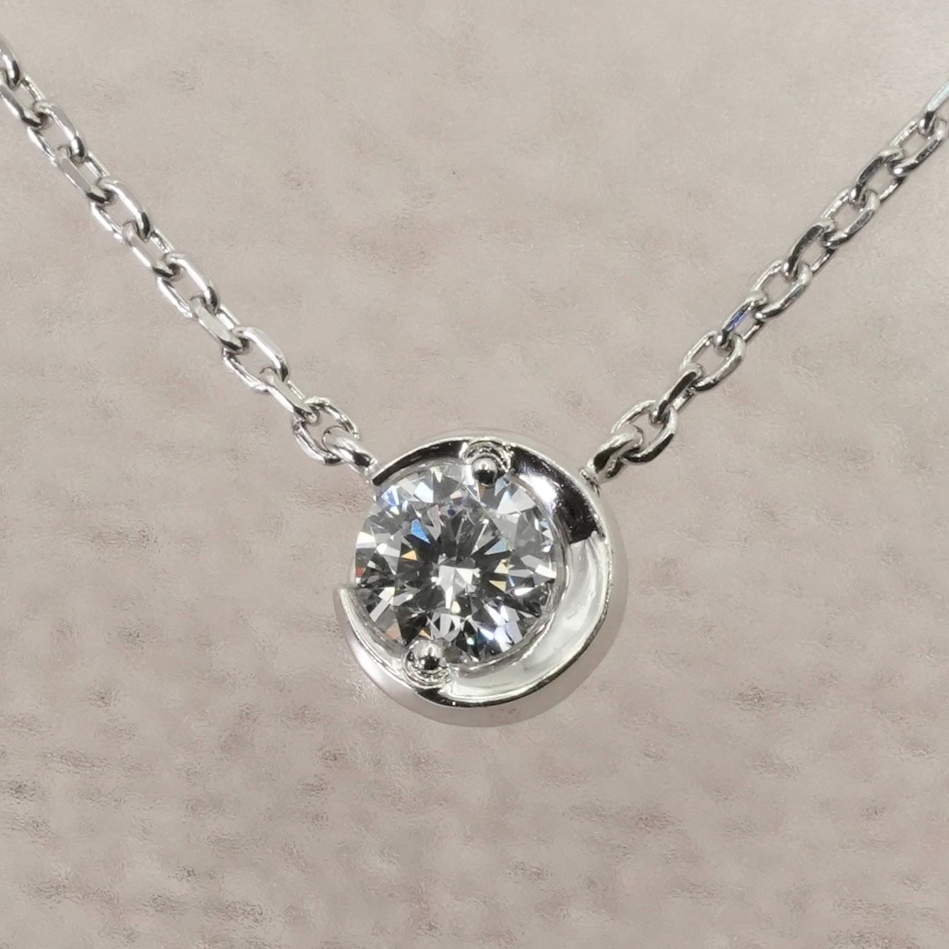 スタージュエリー ダイヤ 0.1ct ネックレス プラチナ /25-2908 - メルカリ
