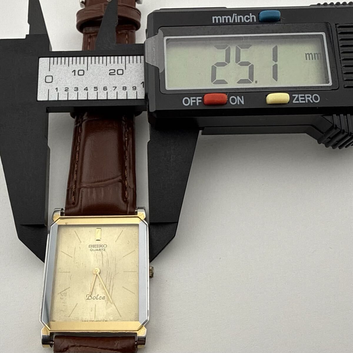 SEIKO 7730-5020 セイコー DOLCE ドルチェ スクエア メンズ ボーイズ 