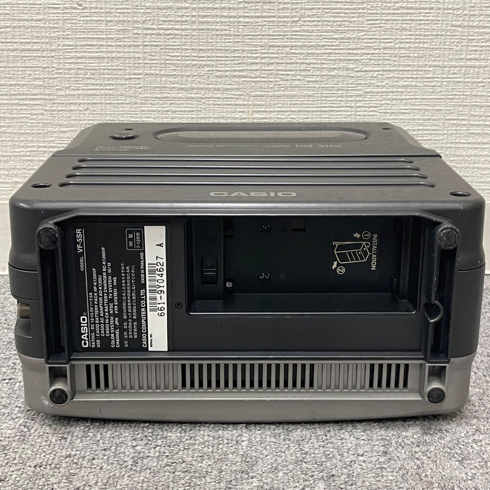 NPA】ジャンク CASIO カシオ ポータブルビデオ カセットテープ
