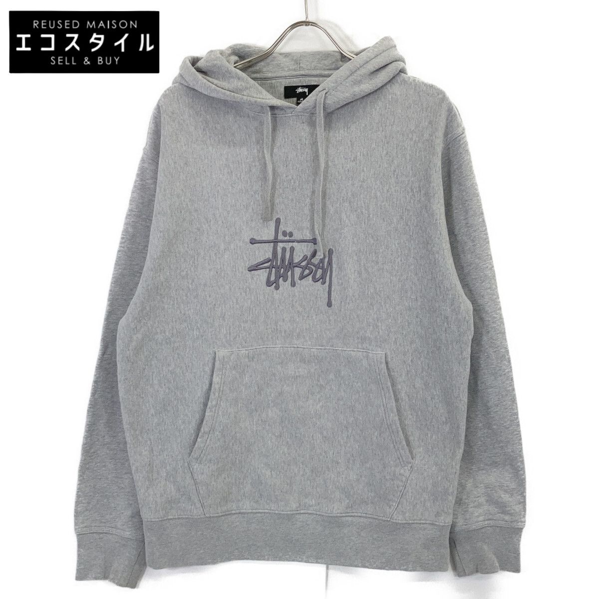 STUSSY ステューシー HOLIDY21 ロゴ刺繍 フーディ－ M 【公式通販】