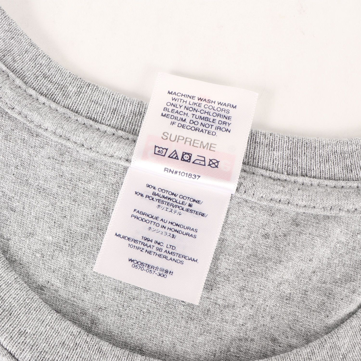 新品同様】Supreme シュプリーム Tシャツ ヘザーグレー サイズ:M 