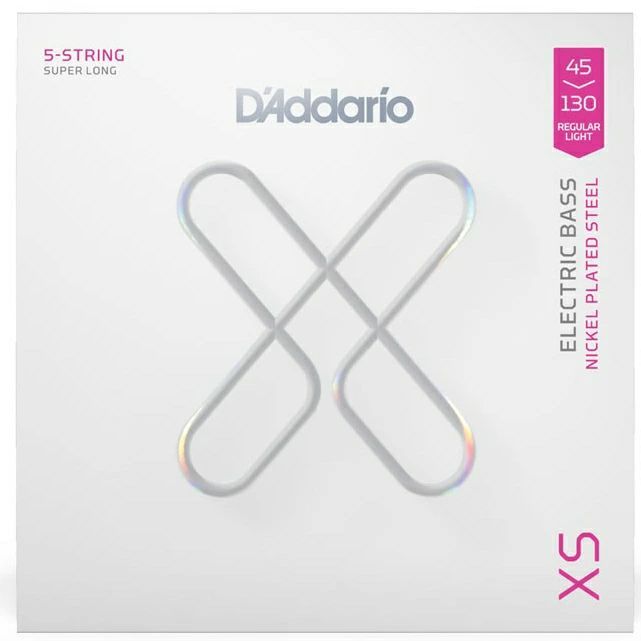 D'addario XSB45130SL 5弦エレキベース弦 .045-.130 XS Bass Strings ダダリオ