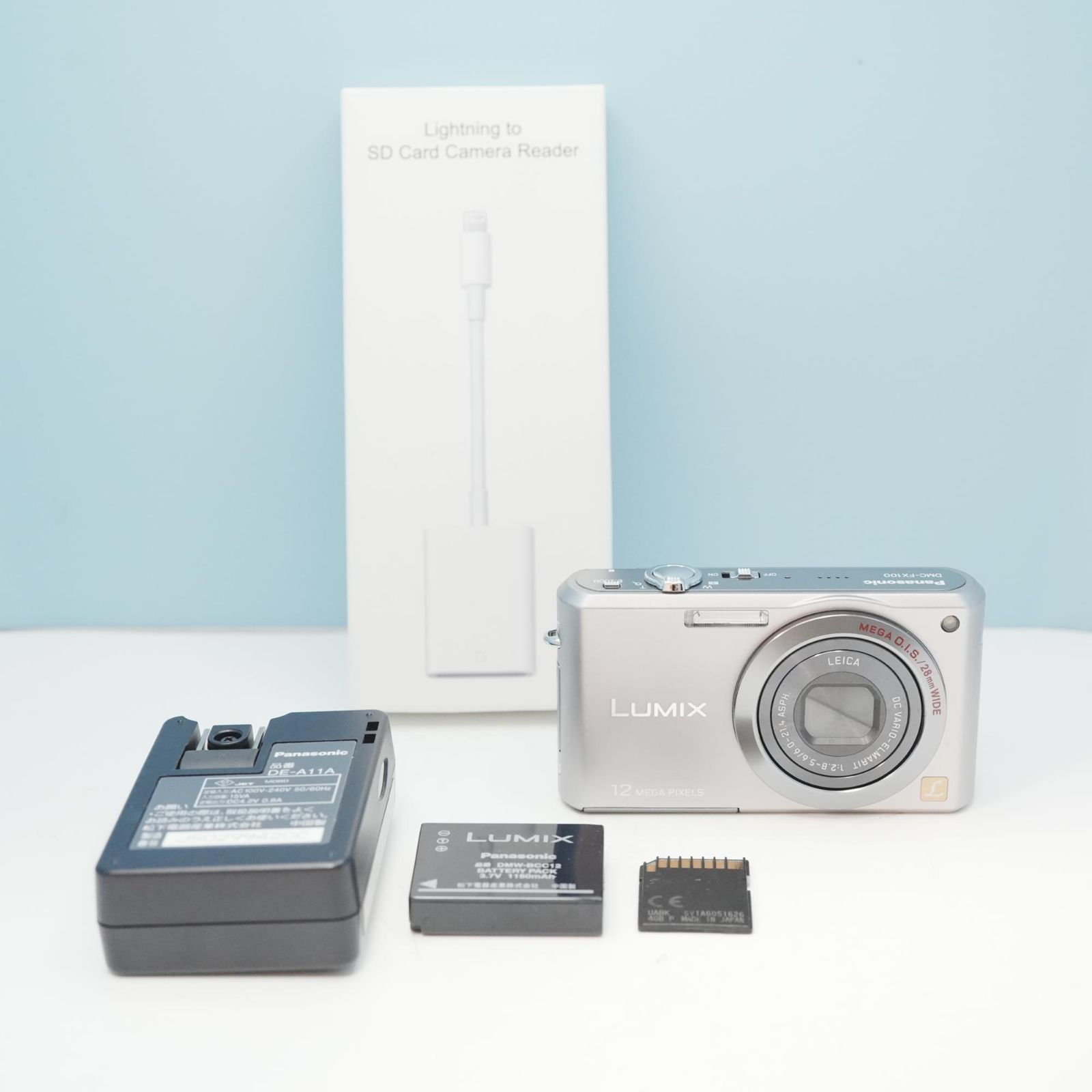 Panasonic LUMIX DMC-FX100 デジカメ スマホ転送OK フルセット 極美品