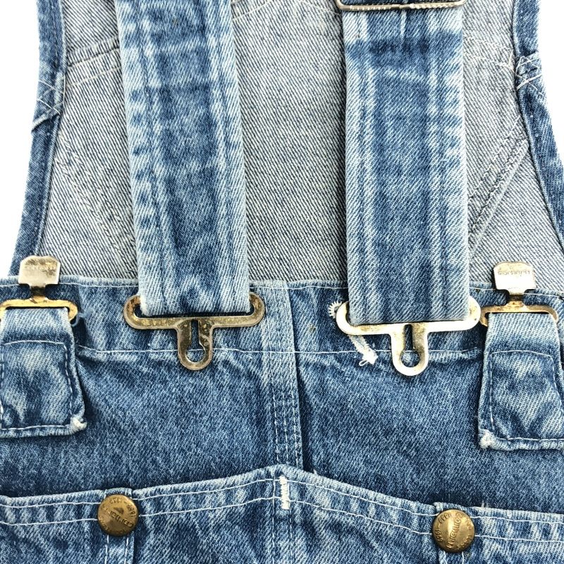 Carhartt カーハート オーバーオール デニム ヴィンテージ 中古】80s Carhartt 100周年モデル デニムオーバーオール サイズ表記