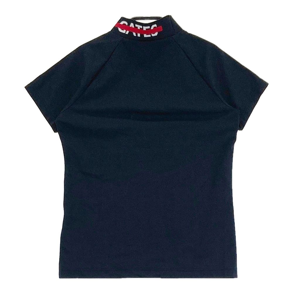 サイズ：0 PEARLY GATES パーリーゲイツ 2024年 半袖ハイネックTシャツ  ネイビー系 [240101561228] ゴルフウェア レディース ストスト サイズ：0 PEARLY GATES パーリーゲイツ 2024年 半袖ハイネックTシャツ