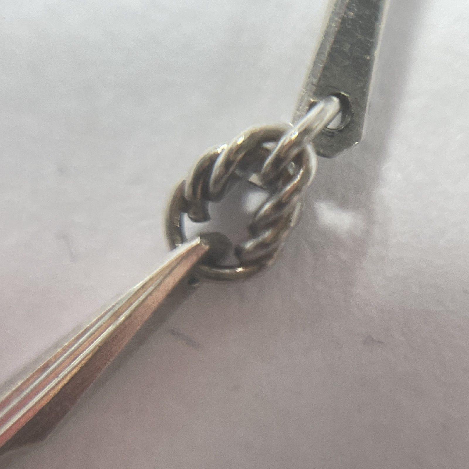 ☆ Pt850/Pm850刻印 プラチナ ロングデザインチェーンネックレス 