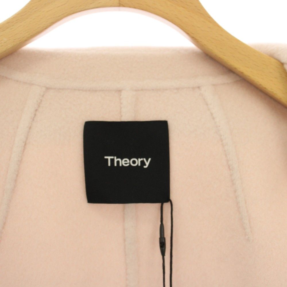 美品✨22AW セオリー カシミヤ混 LUXE NEW DIVIDE ピンク セオリー Theory 22AW LUXE NEW DIVIDE CLAIRENE チェスターコート