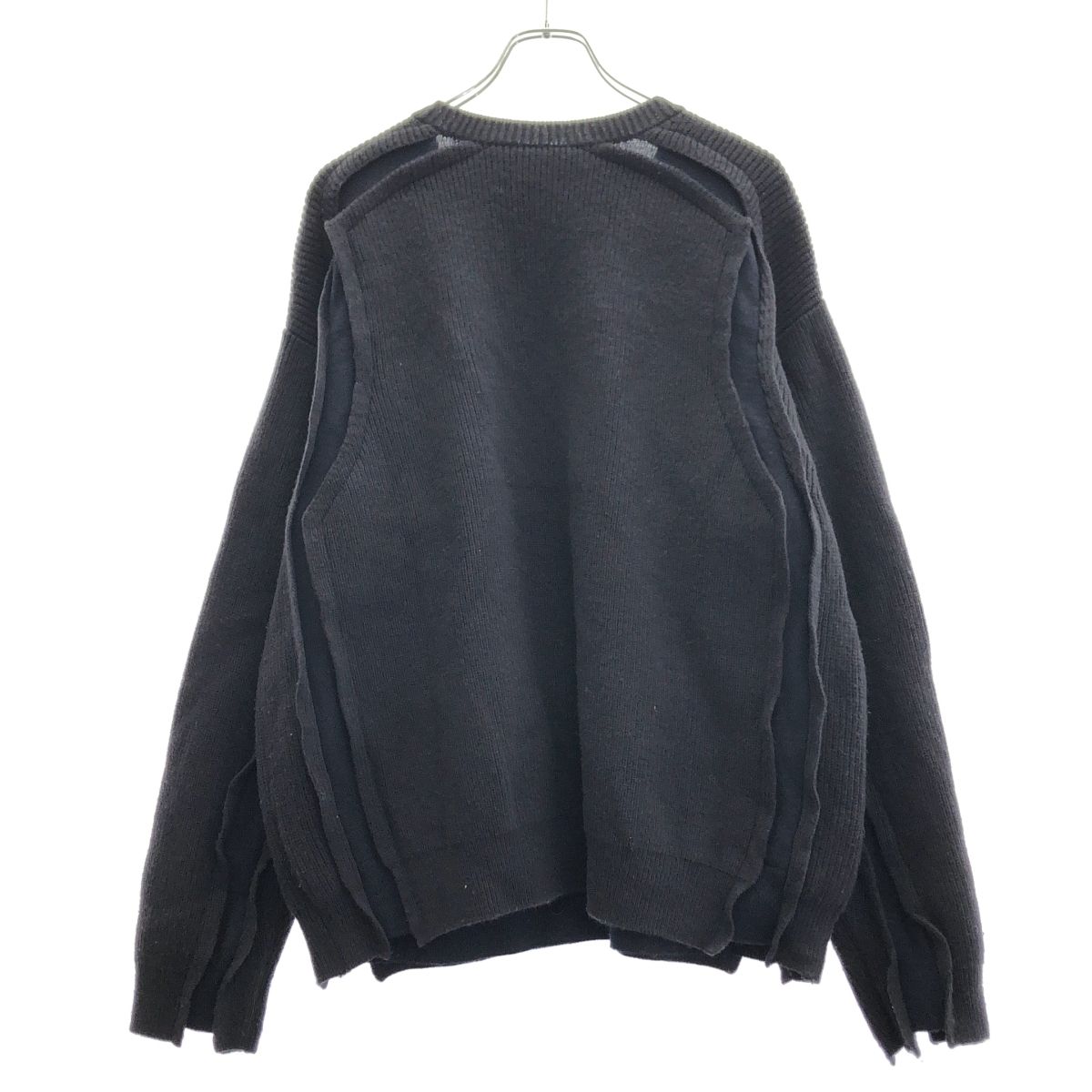 YOKE ヨーク 22AW BROKEN CREWNECK SWEATER ブロークン クルーネック 