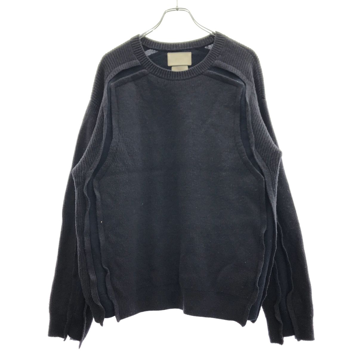 YOKE ヨーク 22AW BROKEN CREWNECK SWEATER ブロークン クルーネック 