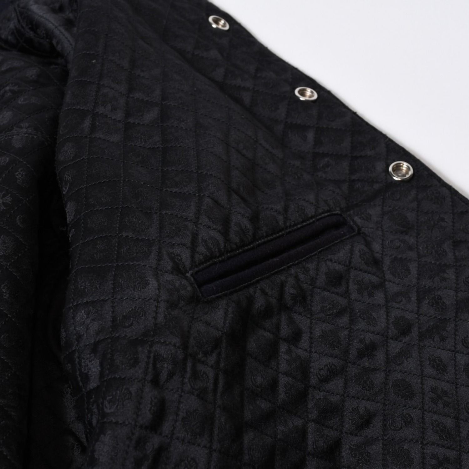 極美品 CHROME HEARTS クロムハーツ チェック CPO 長袖ネルシャツ