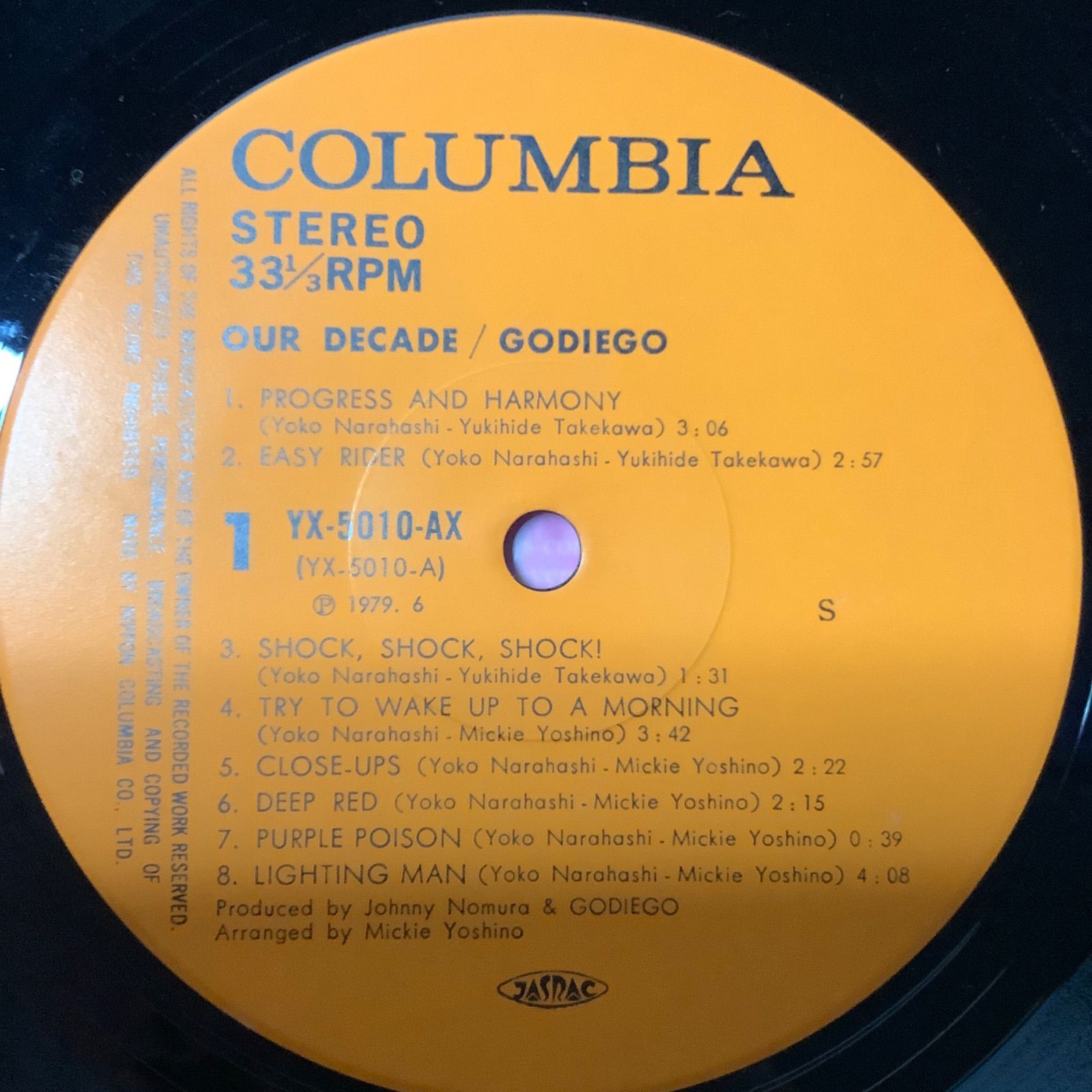 ◇邦楽 【Godiego / ゴダイゴ】「Our Decade / アワー・ディケイド