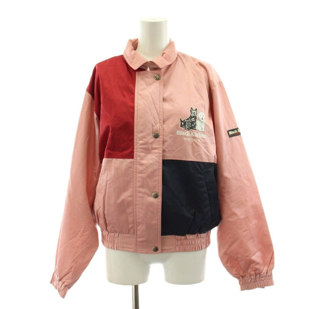 ブラック&ホワイト BLACK&WHITE SPORTSWEAR 中綿ジャケット ブルゾン 