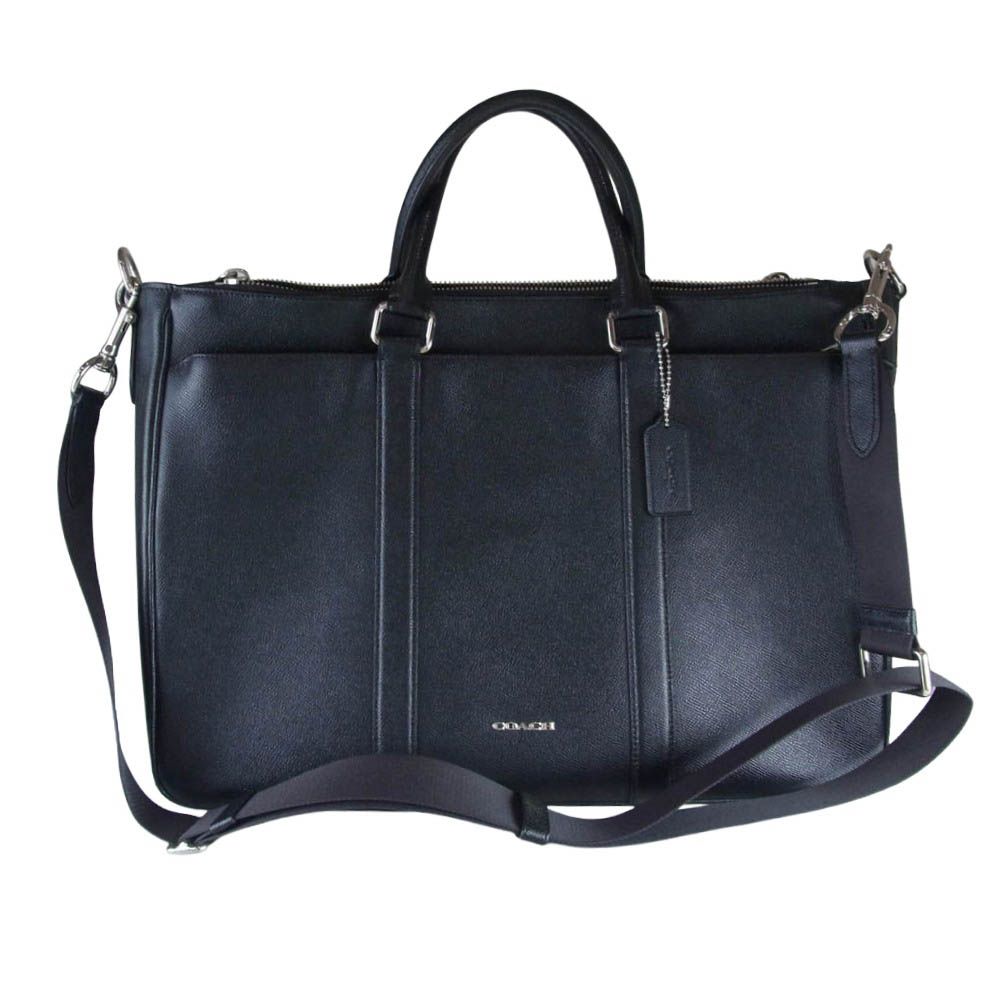 COACH コーチ F59141 2WAY クロスグレイン レザー ビジネスバッグ 