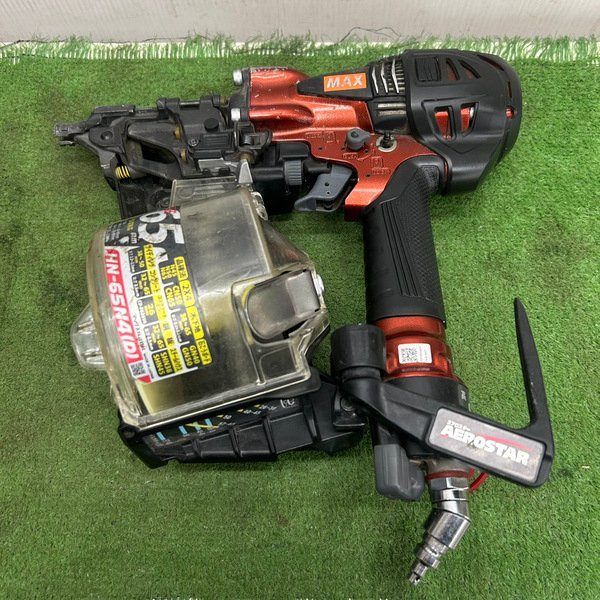 中古】マックス(MAX) 高圧エア釘打ち機 HN-65N4(D)-G 【野田愛宕店 