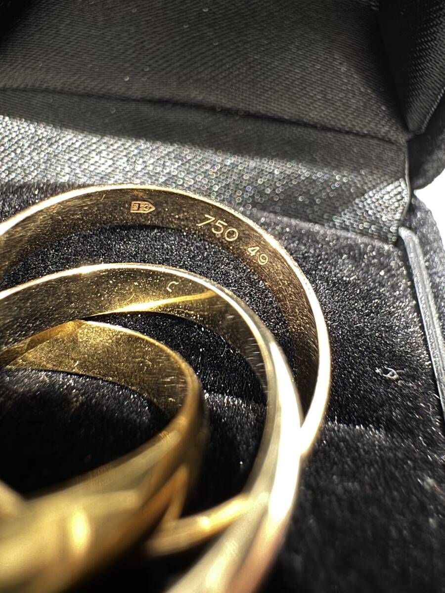 美品☆】Cartier カルティエ トリニティリング クラシックモデル #49 