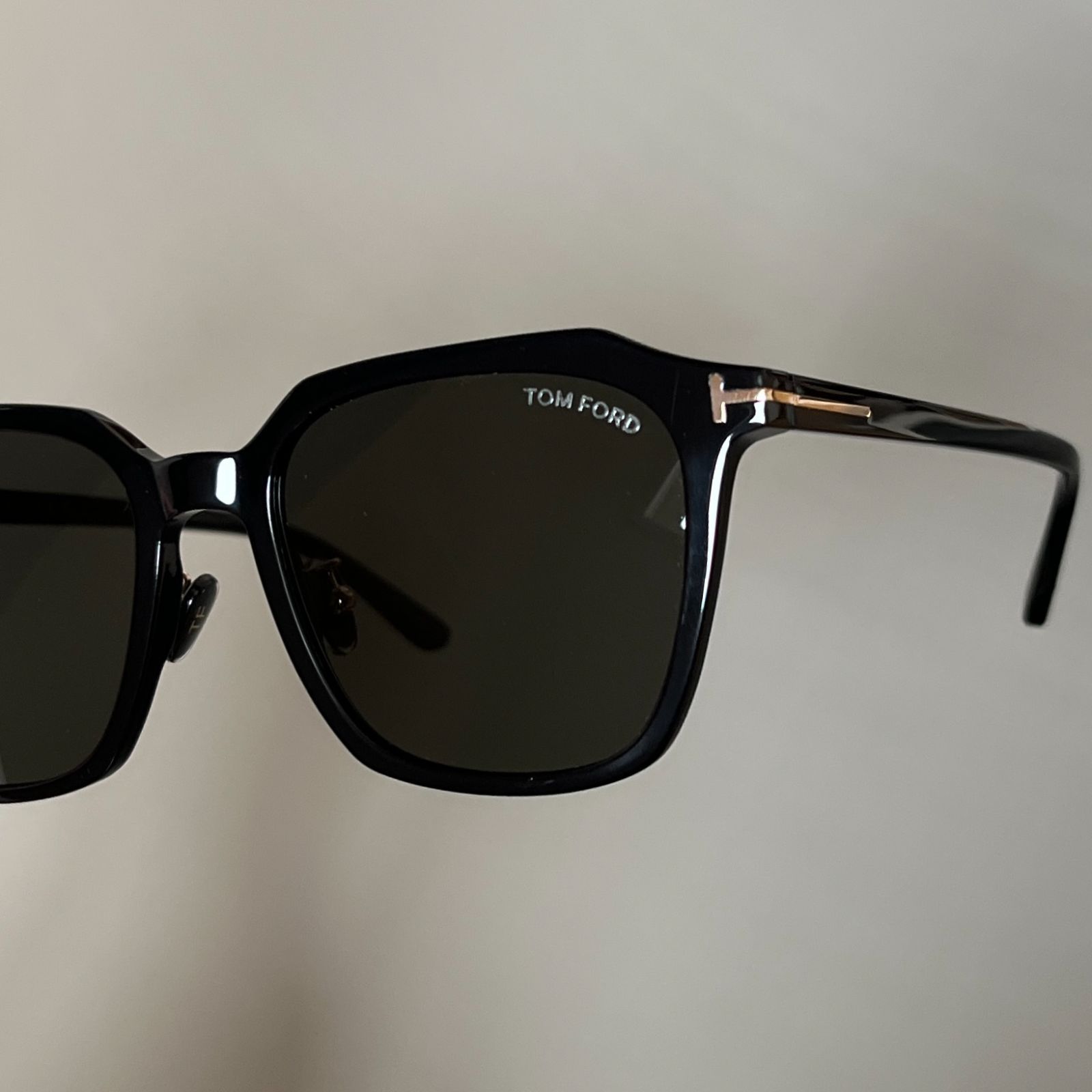 トムフォード サングラス TOM FORD クラウンパント ブラック ゴールド 