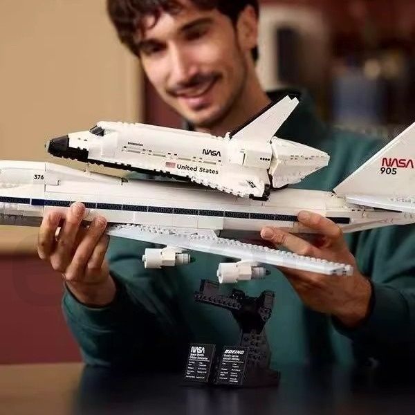 レゴ互換品 スペースシャトル 輸送機 航空機 ブロック リアル 再現