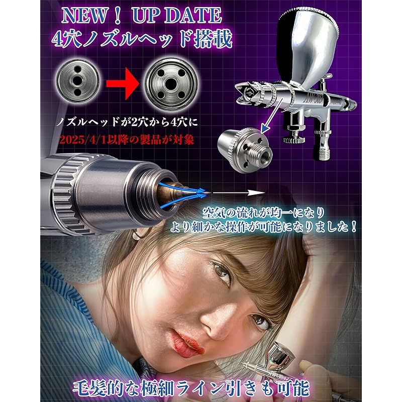 本物保証】 【新品】 【エアブラシワークス】AW-302 エアブラシ 0.2 mm