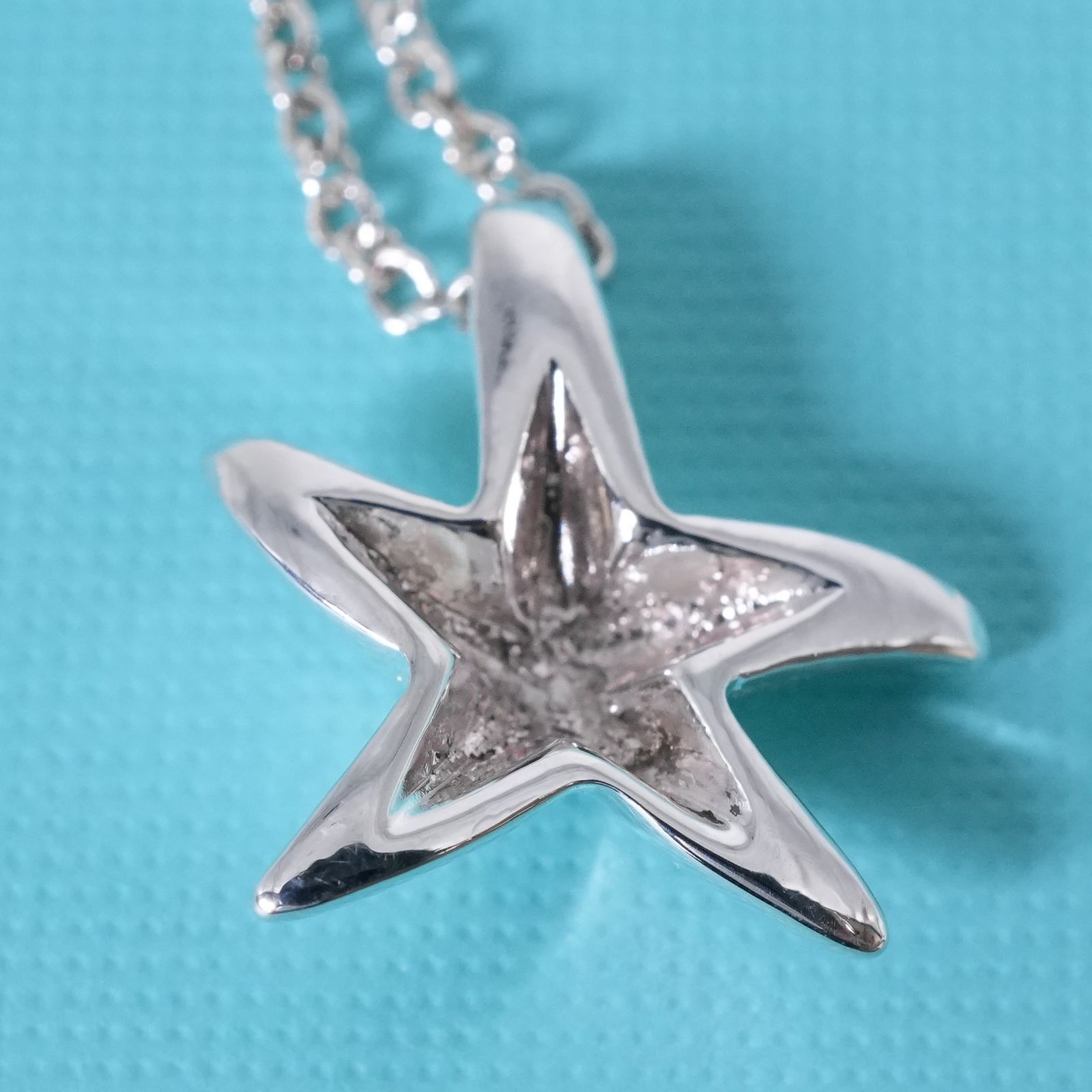 極美品 ティファニー スターフィッシュ シルバー ネックレス/24-4999 