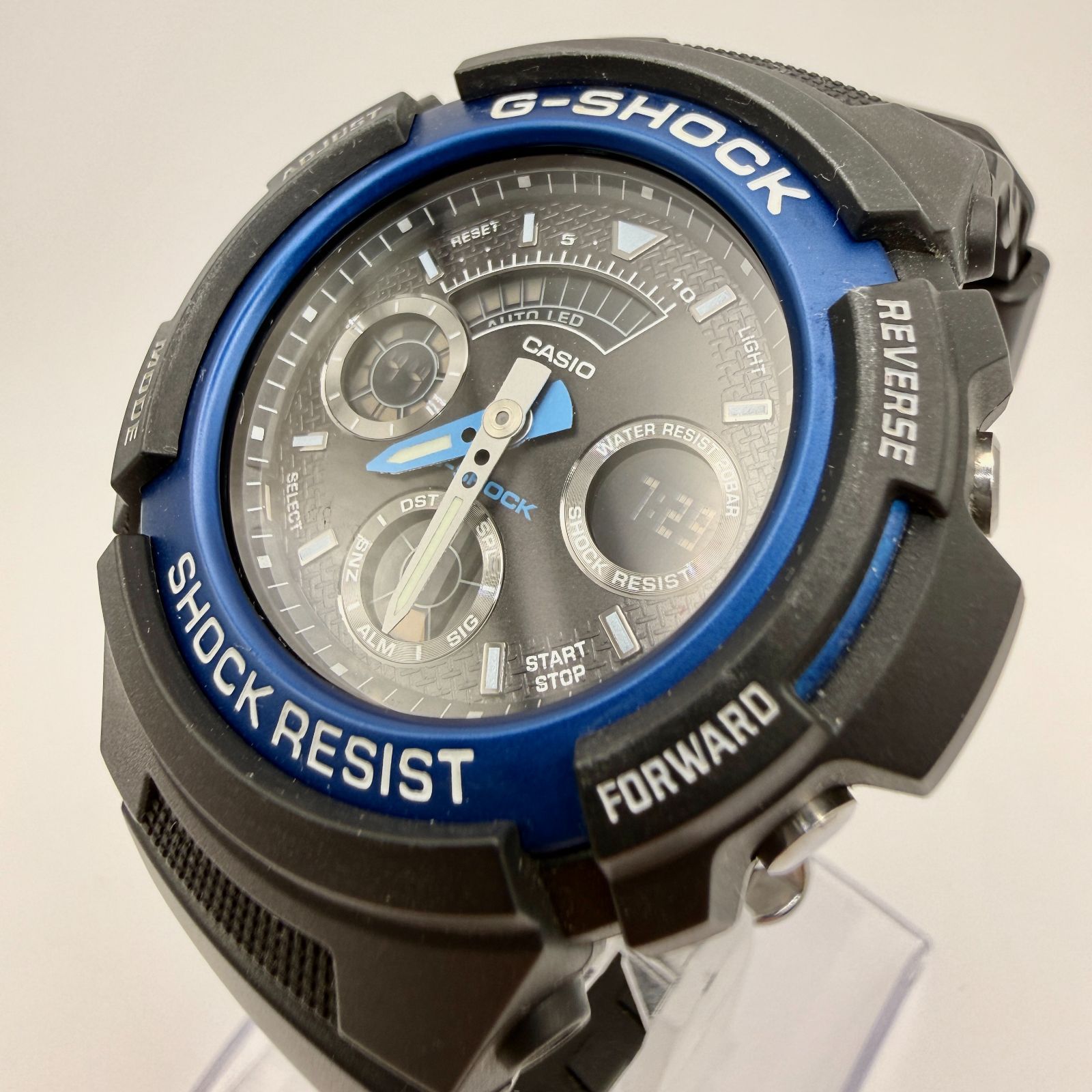 稼働品 CASIO カシオ G-SHOCK Gショック AW-591 ソーラー アナデジ 