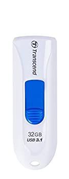 【中古-非常に良い】【輸入･日本仕様】トランセンド USBメモリ 32GB USB 3.1 スライド式【データ復旧ソフト無償提供】PS4動作確認済 TS32GJF790W ホワイト