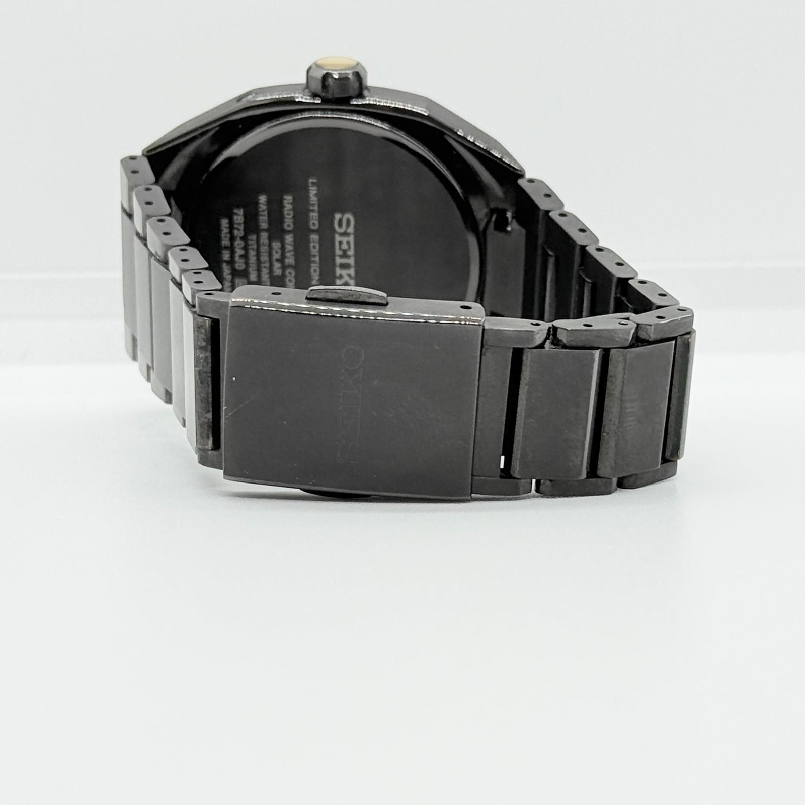 SEIKO セイコー アストロン SBXY073 7B72-0AJ0 ブラック ソーラー電波 