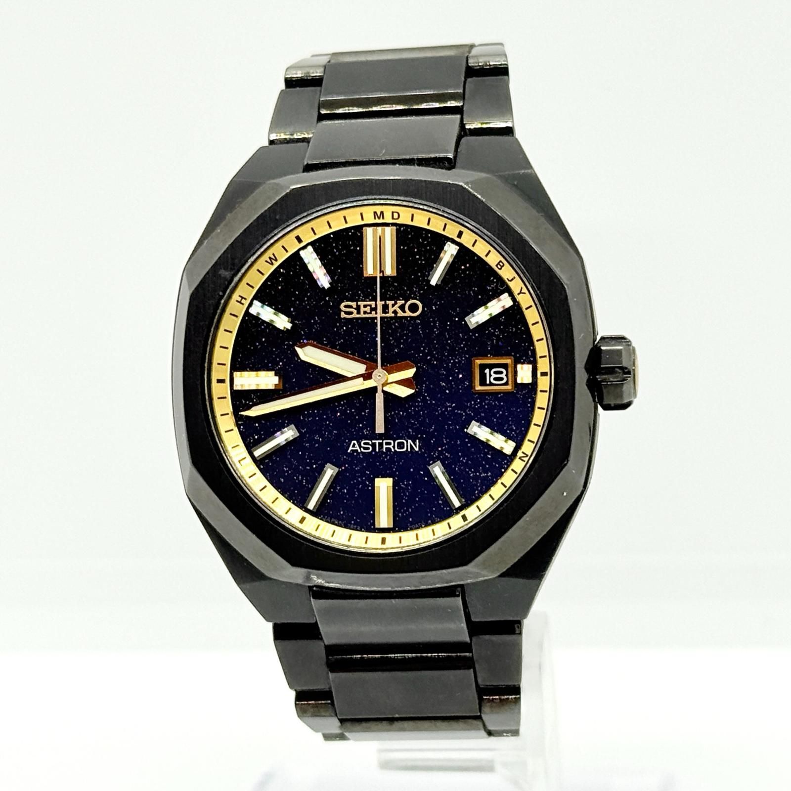 SEIKO セイコー アストロン SBXY073 7B72-0AJ0 ブラック ソーラー電波 