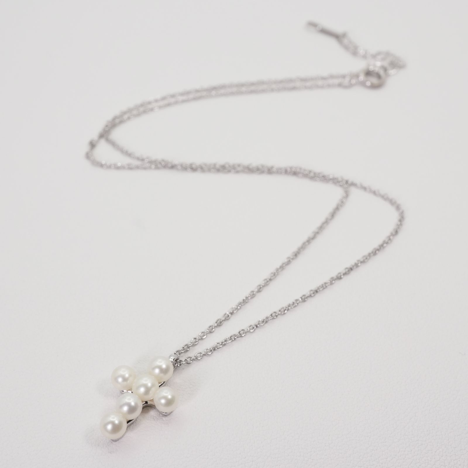 タサキ シルバー クロス パール ネックレス TASAKI/25-2867 - メルカリ