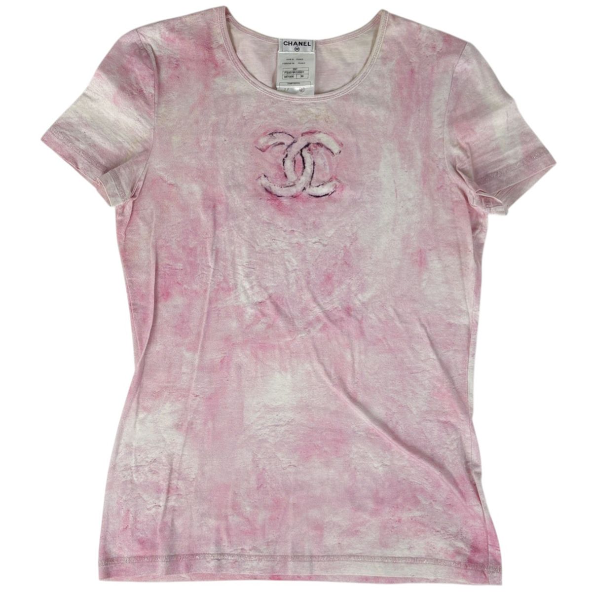 シャネル CHANEL ココマーク 半袖 Tシャツ 09C トップス 半袖T 