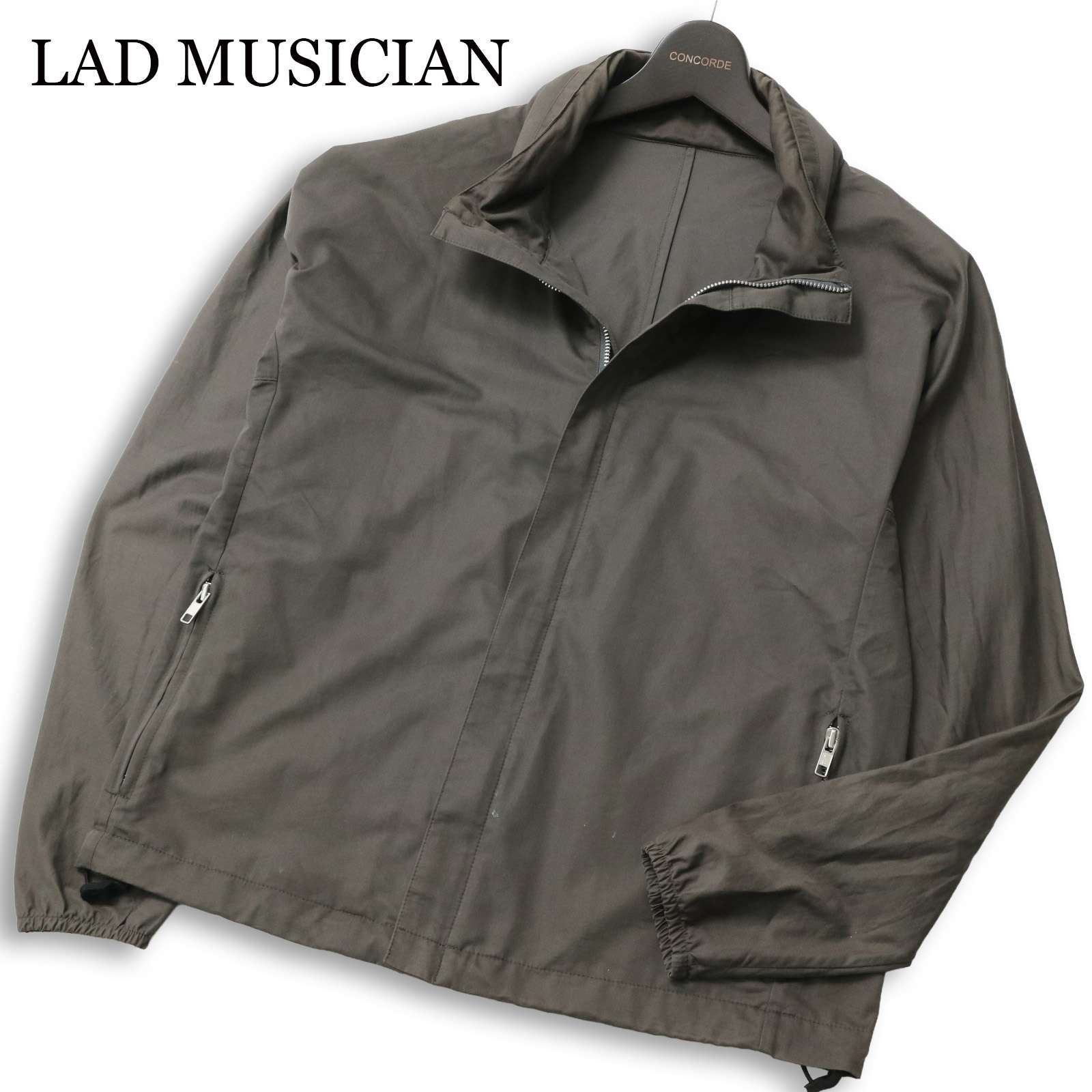 LAD MUSICIAN ラッドミュージシャン 通年 撥水☆ フード収納 ジップ 