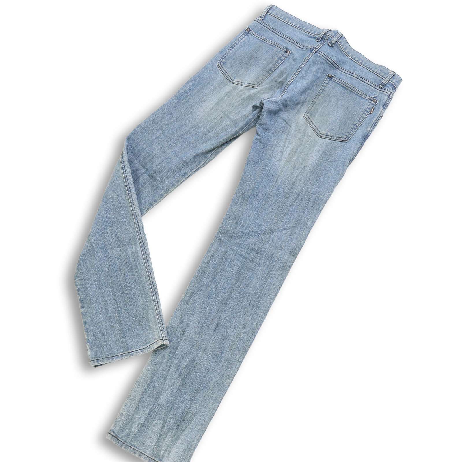 MORGAN HOMME モルガン オム USED加工☆ ストレッチ スリム デニム 