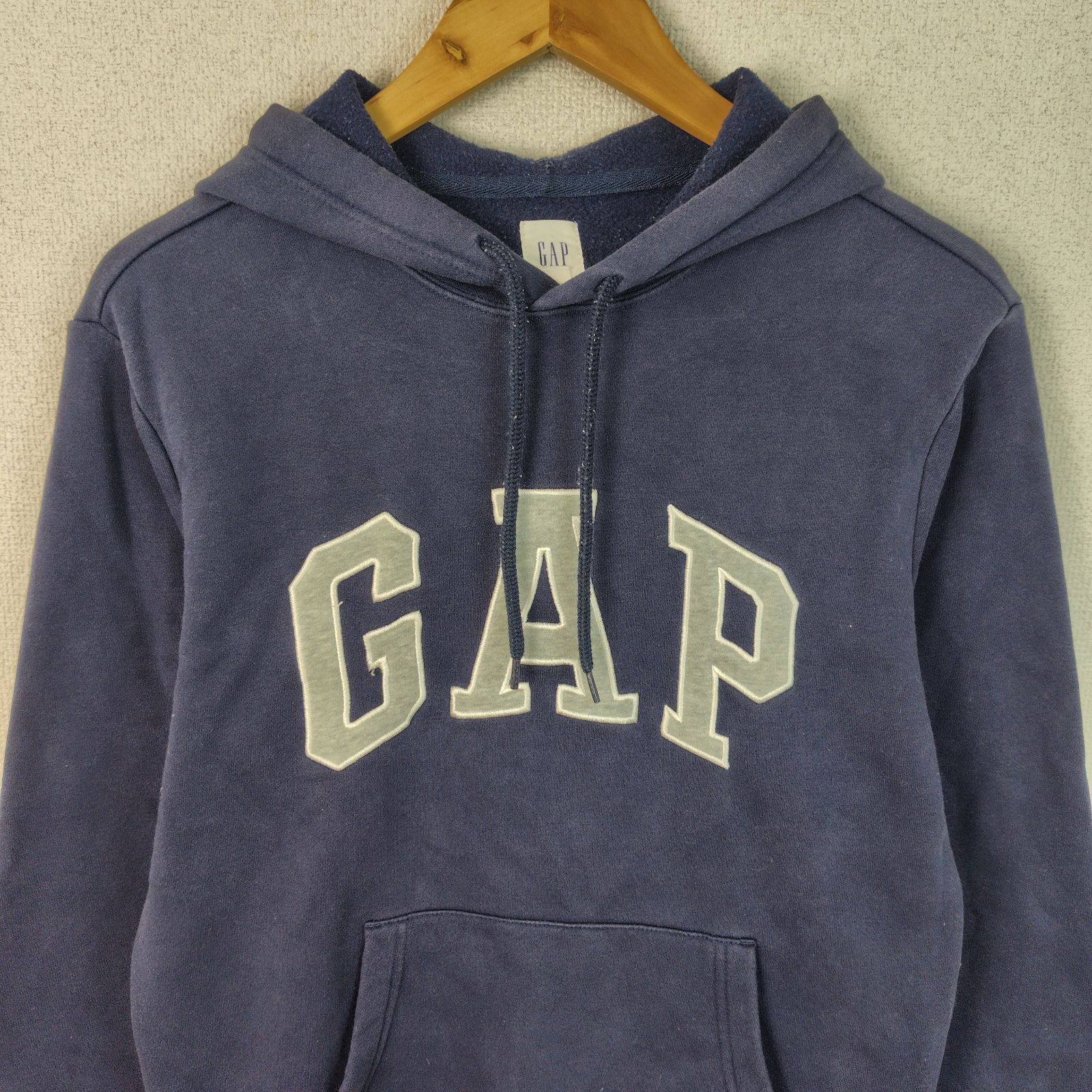GAP ギャップ スウェット パーカー アーチロゴ ネイビー XSサイズ 