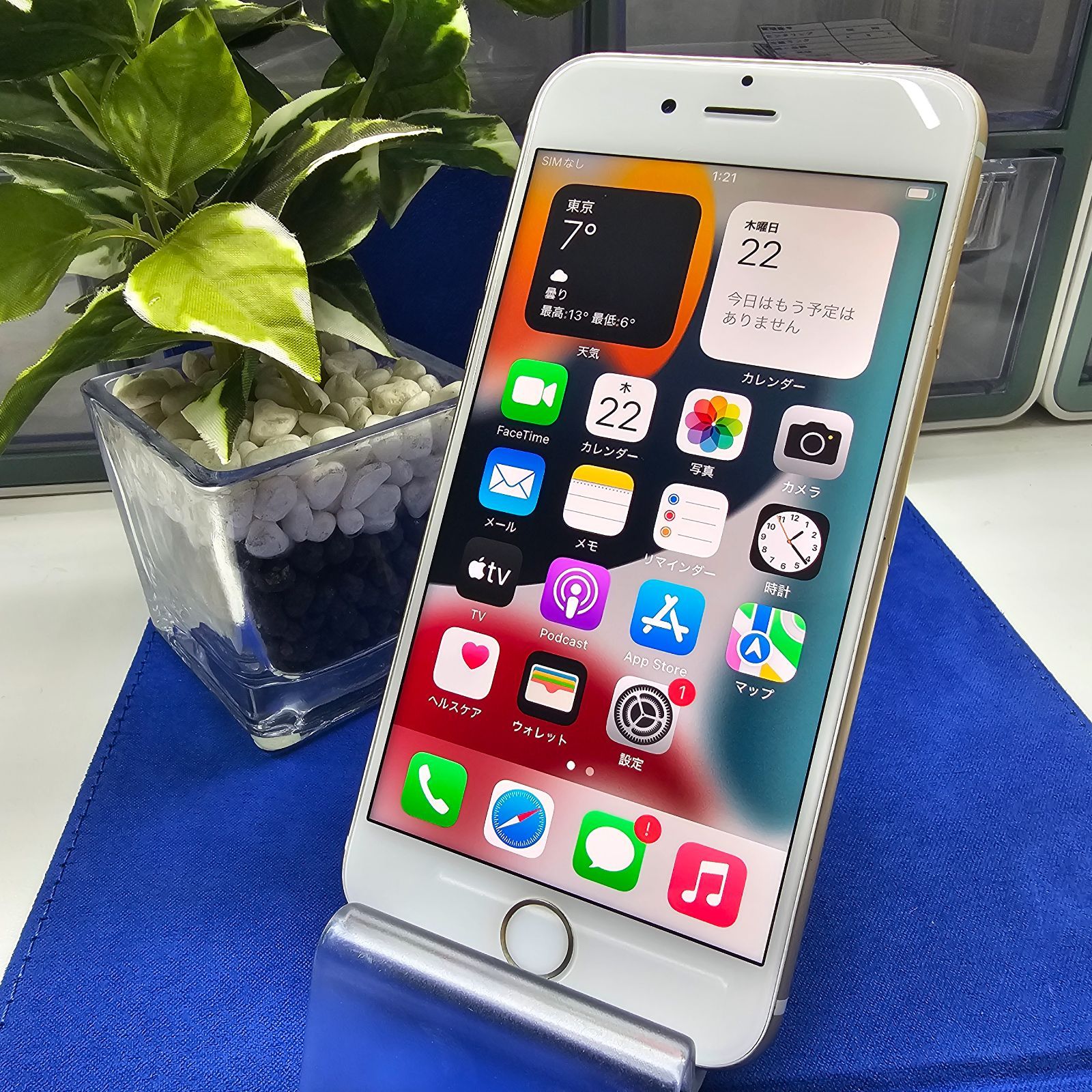 iPhone6S 64GB GOLD SIMフリー バッテリー新品 - メルカリ