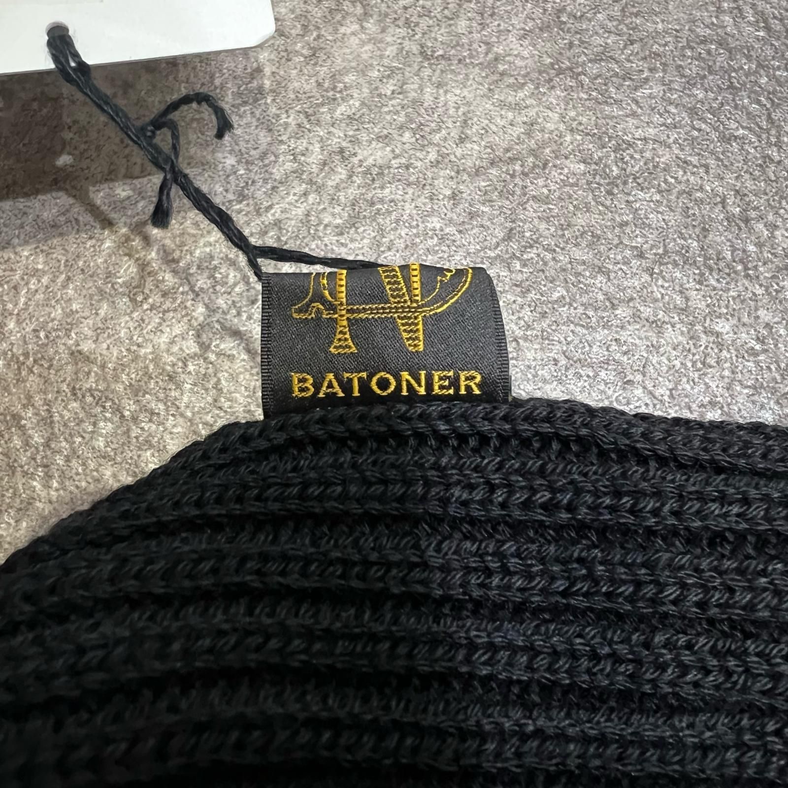 参考上代9900円 BATONER 25AW SOLID WOOL SHORT CAP ソリッドウール 