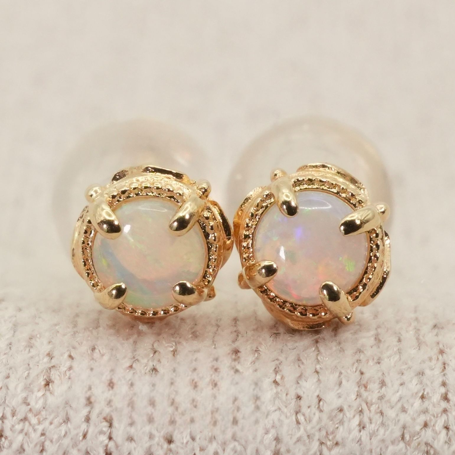 アガット オパール ピアス agete K10/25-2775 - メルカリ