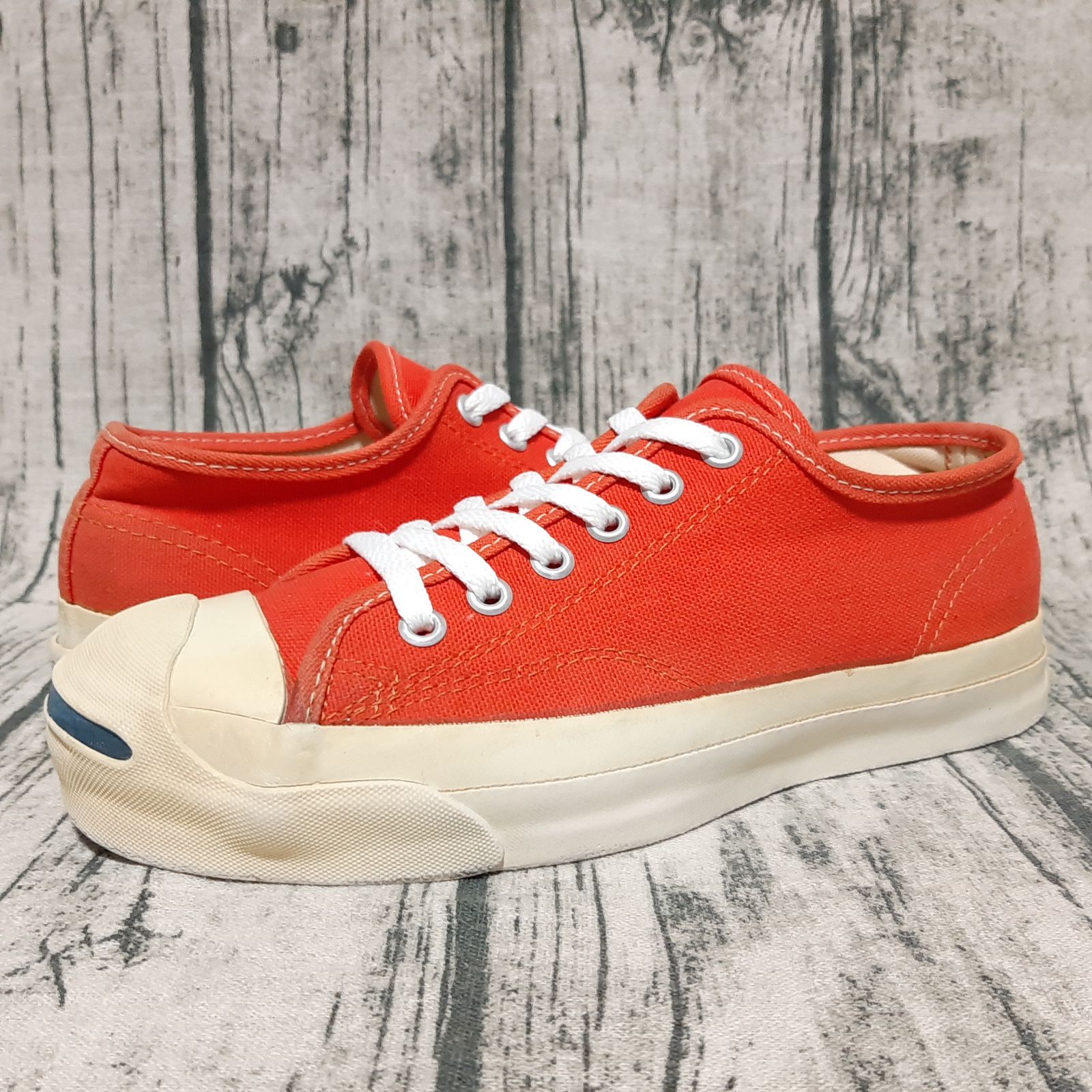 24.5cm / US 6】90s Made in USA CONVERSE JACK PURCELL CANVAS ORANGE