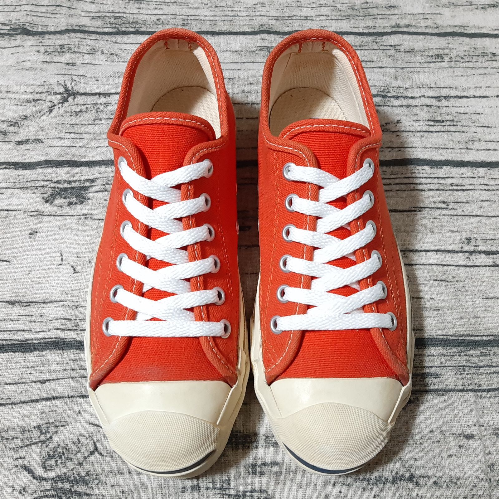 24.5cm / US 6】90s Made in USA CONVERSE JACK PURCELL CANVAS ORANGE