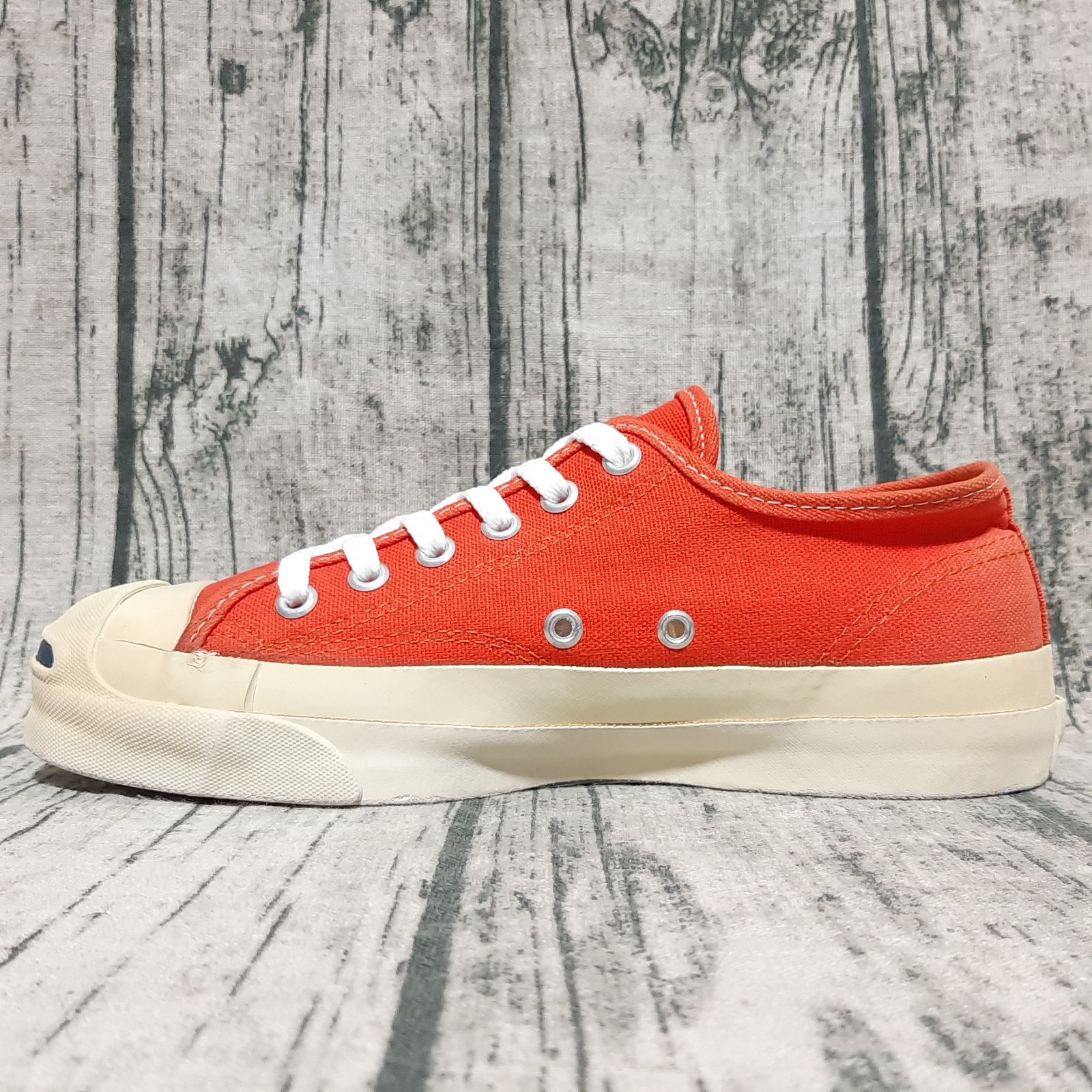 24.5cm / US 6】90s Made in USA CONVERSE JACK PURCELL CANVAS ORANGE 