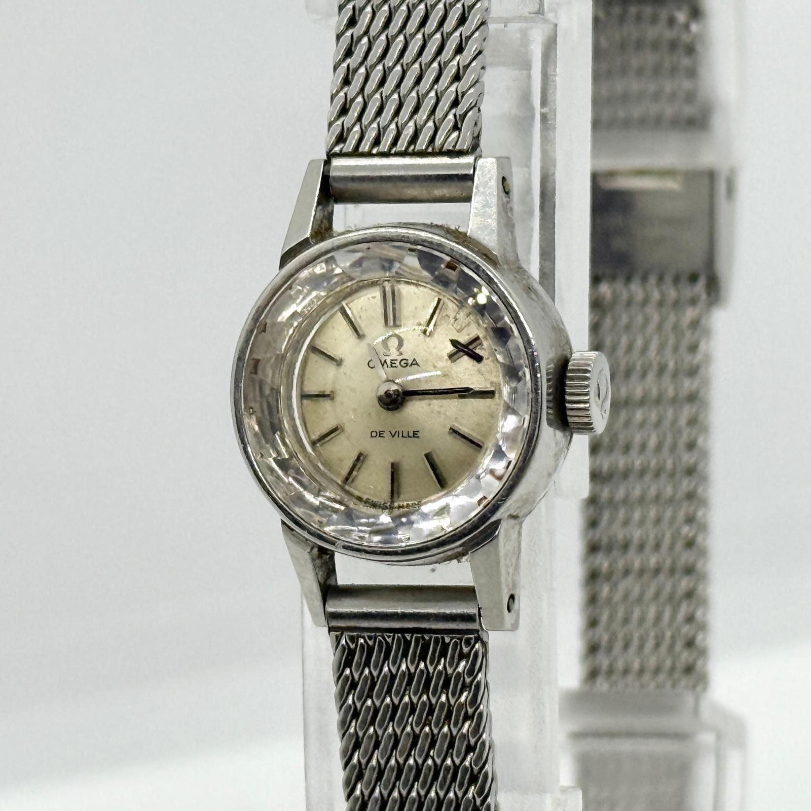 オメガ デビル カットガラス レディース 手巻 OMEGA DEVILLE OMEGA